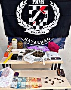 Traficante de 48 anos foi preso pela Força Tática em Três Lagoas