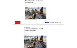 Vergonha: Revista britânica cita o Brasil como exemplo negativo de economia