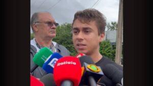 VÍDEO: Nikolas diz que Eduardo ‘não está bem’ por lhe apontar ‘amnésia’