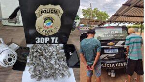 Polícia Civil prende 02 acusados de tráfico de drogas em Três Lagoas