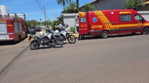 Acidente em Três Lagoas deixa jovem ferido nesta segunda-feira