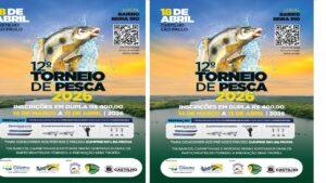 ATENÇÃO CASTILHO E REGIÃO!!! “Prepare as tralhas! O Paraíso do Pescador espera por você no 12º Torneio de Pesca de Castilho.”