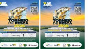 ABERTAS OFICIALMENTE INSCRIÇÕES PARA 12° TORNEIO DE PESCA EM CASTILHO!