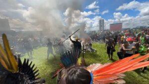 Emenda parlamentar bancou baderna de indígenas