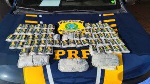 PRF apreende 10 kg de haxixe em Brasilândia/MS