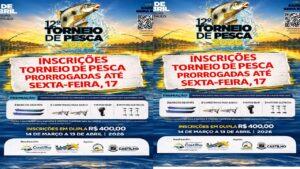 Castilho prorroga inscrições do Torneio de Pesca e abre venda individual para confraternização