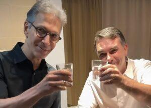 Flávio e Zema aparecem juntos e agitam as redes: ‘A dupla que eu quero’