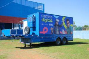 Carreta Digital já está em funcionamento e inicia capacitação de alunos da REME em Três Lagoas