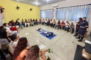 Projeto Criança Segura da SMS capacita profissionais da educação em primeiros socorros