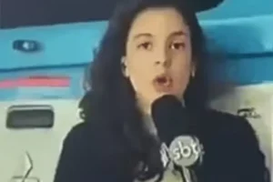 Repórter do SBT Rio é atropelada durante transmissão ao vivo. Vídeo