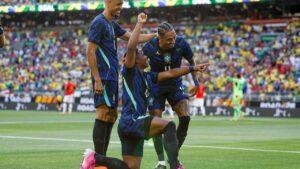 Brasil bate o Egito com Endrick decidindo último amistoso pré-Copa