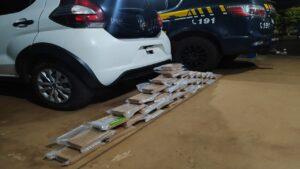 PRF apreende 38 kg de cocaína em Três Lagoas/MS