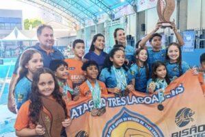 Sejuvel conquista primeiro lugar na categoria Mirim e terceiro no geral no Estadual de Natação