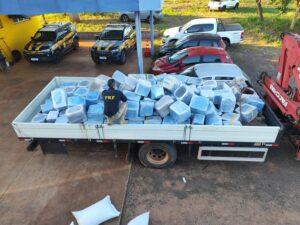PRF apreende 4,7 toneladas de maconha em Três Lagoas (MS)