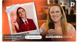 Alessandra Zorzan recebe recebe Izadora Padovan, Arquiteta Comercial Estratégica. VEJA O VÍDEO