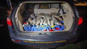 PRF apreende 103 kg de drogas em Três Lagoas/MS