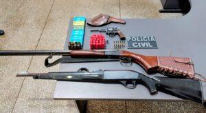 TRÊS LAGOAS: Polícia Civil prende indivíduo por posse de armas de fogo e munições