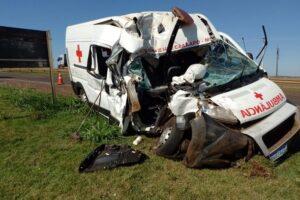 Condutor de ambulância sofre acidente e sai sem ferimentos no Mato Grosso do Sul