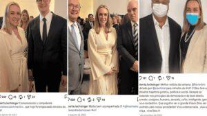 Além de Lula, lobista se mostra próxima de Janja, Alckmin, Gilmar, Moraes… Veja lista