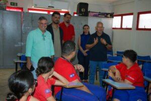 Prefeito de Itarumã visita Serviços de Convivência de Três Lagoas para conhecer ações desenvolvidas no município