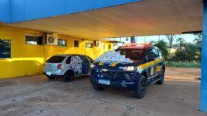 PRF apreende 7 mil maços de cigarros contrabandeados em Água Clara (MS)