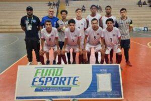 Futsal masculino da SEJUVEL estreia com vitória emocionante nos Jogos Escolares da Juventude de MS