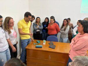Brasilândia capacita profissionais da Rede Municipal de Saúde para transição da Insulina NPH para a Insulina Glargina.