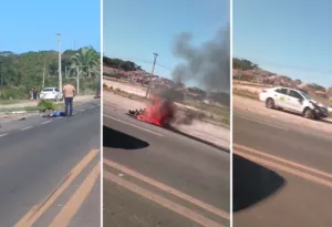 Motociclista colombiano de 18 anos morre em colisão frontal na BR-343, em Altos