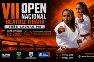 VII Open Nacional de Karatê acontece neste domingo (20) no Cacilda Acre Rocha