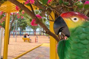 Parquinho infantil da Lagoa Maior é revitalizado e já está liberado para uso