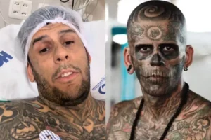 “Mais tatuado do Brasil”, influenciador revela câncer maligno após cirurgia